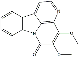 4,5-Dimethoxy-6H-indolo[3,2,1-de][1,5]naphthyridin-6-one 结构式
