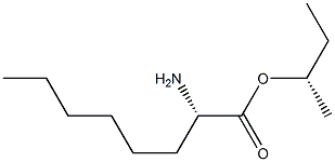 (S)-2-Aminooctanoic acid (S)-1-methylpropyl ester 结构式