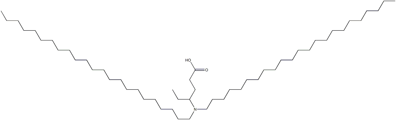 4-(Ditricosylamino)hexanoic acid 结构式