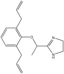 2-[1-(2-Allyl-6-allylphenoxy)ethyl]-2-imidazoline 结构式