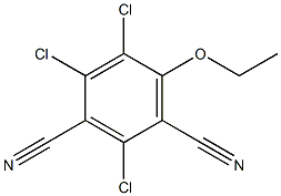 2,4,5-Trichloro-6-ethoxyisophthalonitrile 结构式