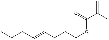 Methacrylic acid (4-octenyl) ester 结构式