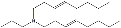 N-Propyl-N,N-di(3-octenyl)amine 结构式