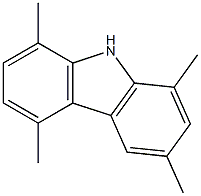 1,3,5,8-Tetramethyl-9H-carbazole 结构式