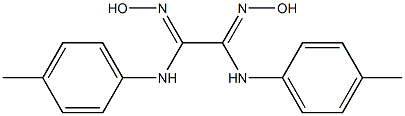 N,N'-Bis(4-methylphenyl)ethanediamide dioxime 结构式