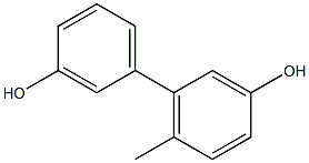 6-Methyl-1,1'-biphenyl-3,3'-diol 结构式