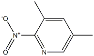 3,5-Dimethyl-2-nitropyridine 结构式