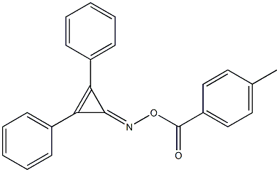 4-Methylbenzoic acid [(1,2-diphenyl-1-cyclopropen-3-ylidene)amino] ester 结构式