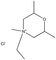 4-Ethyl-2,4,6-trimethylmorpholinium chloride 结构式