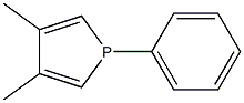 3,4-Dimethyl-1-phenyl-1H-phosphole 结构式