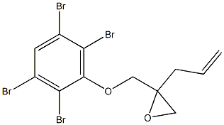 2,3,5,6-Tetrabromophenyl 2-allylglycidyl ether 结构式