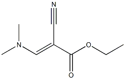 (E)-2-Cyano-3-(dimethylamino)acrylic acid ethyl ester 结构式