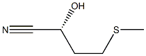 (R)-2-Hydroxy-4-methylthiobutanenitrile 结构式