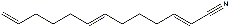 2,7,12-Tridecatrienenitrile 结构式