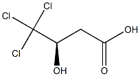 [R,(-)]-4,4,4-Trichloro-3-hydroxybutyric acid 结构式