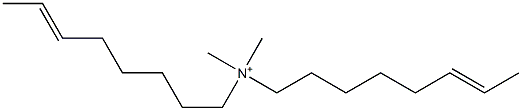 N,N-Dimethyl-N,N-di(6-octenyl)aminium 结构式