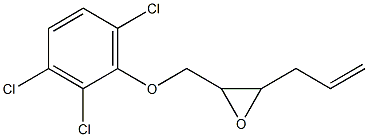 2,3,6-Trichlorophenyl 3-allylglycidyl ether 结构式