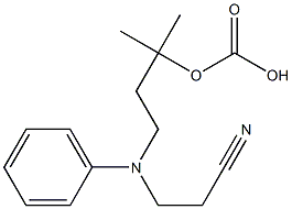 Carbonic acid 2-[N-(2-cyanoethyl)anilino]ethyl=isopropyl ester 结构式