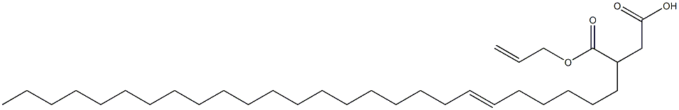 3-(6-Hexacosenyl)succinic acid 1-hydrogen 4-allyl ester 结构式