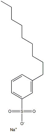 3-Nonylbenzenesulfonic acid sodium salt 结构式