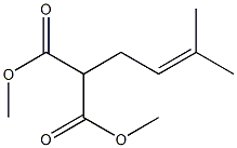 2-Prenylmalonic acid dimethyl ester 结构式