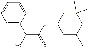 L-Mandelic acid 3,3,5-trimethylcyclohexyl ester 结构式