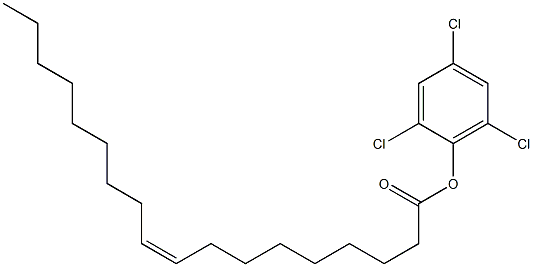 (9Z)-9-Octadecenoic acid 2,4,6-trichlorophenyl ester 结构式