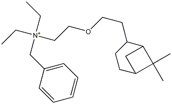 N-[2-[2-(6,6-Dimethylbicyclo[3.1.1]heptan-2-yl)ethoxy]ethyl]-N,N-diethylbenzenemethanaminium 结构式