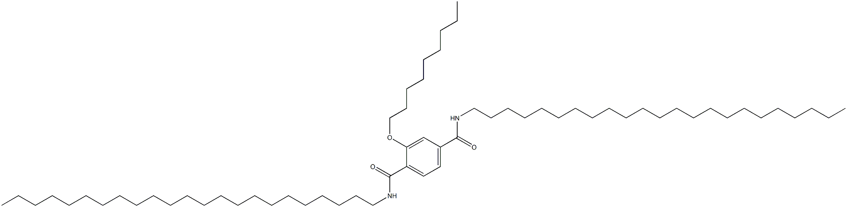 2-(Nonyloxy)-N,N'-ditricosylterephthalamide 结构式