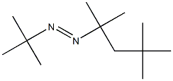 (E)-1-tert-Butyl-2-(1,1,3,3-tetramethylbutyl)diazene 结构式