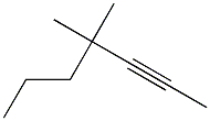 4,4-Dimethyl-2-heptyne 结构式