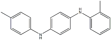 N-(2-Methylphenyl)-N'-(4-methylphenyl)-p-phenylenediamine 结构式