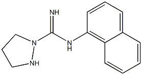 1-[N-(1-Naphtyl)amidino]pyrazolidine 结构式