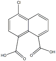 4-Chloro-1,8-naphthalenedicarboxylic acid 结构式