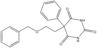 5-Phenyl-5-(2-benzyloxyethyl)pyrimidine-2,4,6(1H,3H,5H)-trione 结构式