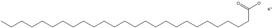 Hexacosanoic acid potassium salt 结构式