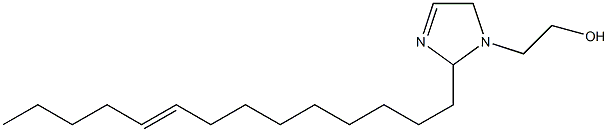 2-(9-Tetradecenyl)-3-imidazoline-1-ethanol 结构式