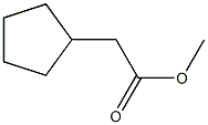 Cyclopentylacetic acid methyl ester 结构式