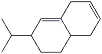 1,4,4a,5,6,7-Hexahydro-7-isopropylnaphthalene 结构式