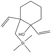 1,2-Diethenyl-2-(trimethylsilylmethyl)cyclohexanol 结构式