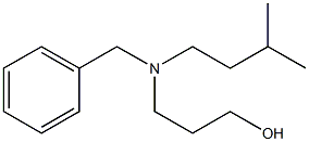 3-[Isopentyl(benzyl)amino]-1-propanol 结构式