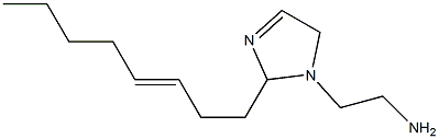 1-(2-Aminoethyl)-2-(3-octenyl)-3-imidazoline 结构式