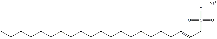 2-Henicosene-1-sulfonic acid sodium salt 结构式