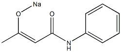 N-Phenyl-3-(sodiooxy)-2-butenamide 结构式