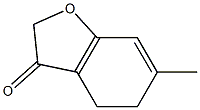 4,5-Dihydro-6-methylbenzofuran-3(2H)-one 结构式
