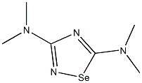 3,5-Bis(dimethylamino)-1,2,4-selenadiazole 结构式