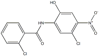 2,5'-Dichloro-2'-hydroxy-4'-nitrobenzanilide 结构式