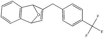 2-[4-(Trifluoromethyl)benzyl]-1,4-dihydro-1,4-epoxynaphthalene 结构式