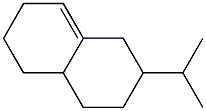 1,2,3,4,4a,5,6,7-Octahydro-2-isopropylnaphthalene 结构式