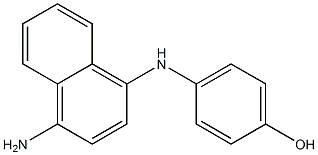 p-(4-Amino-1-naphtylamino)phenol 结构式